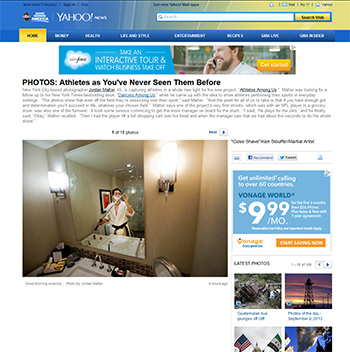 Athletes Among Us featured in Good Morning America on Yahoo