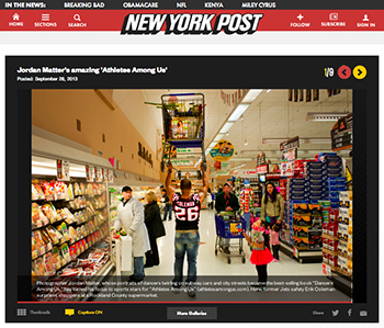 Athletes Among Us featured in The New York Post