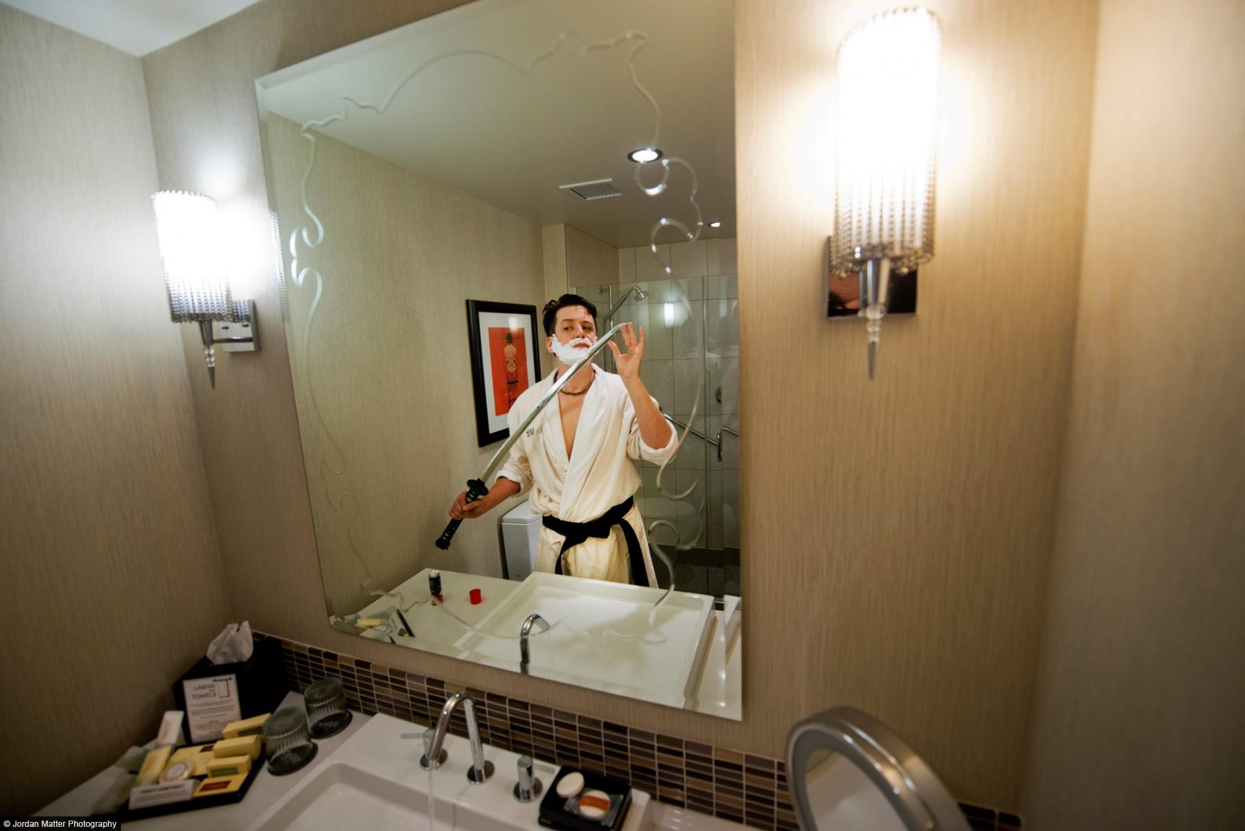"Close Shave" / Ken Stouffer / Martial Artist