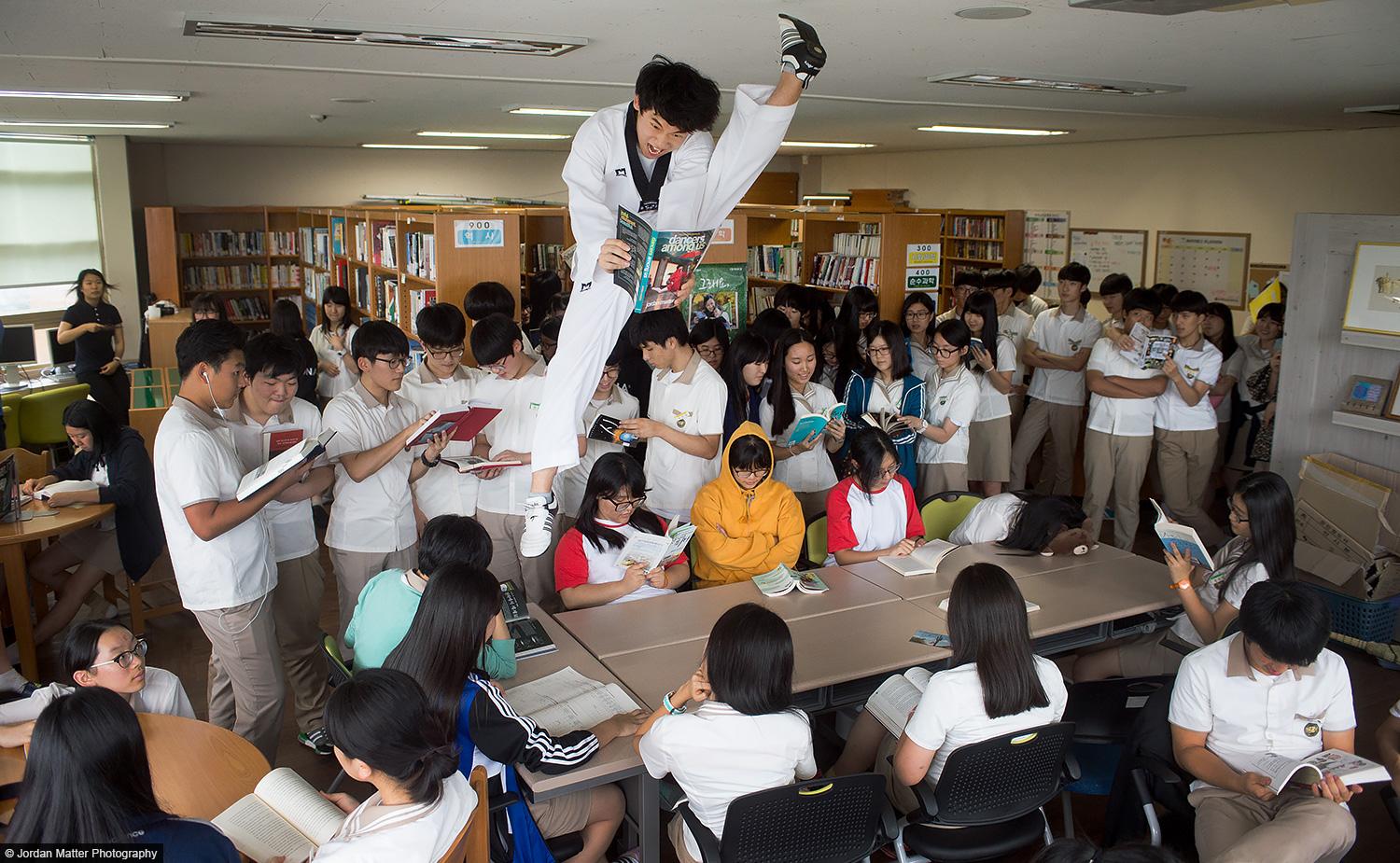 "Study Break" - Han-sung Kang - Tae Kwon Do black belt
